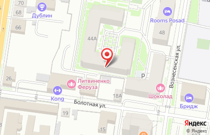 Подземная автостоянка РЭУ на карте