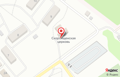 Церковь иконы Божией Матери Всех скорбящих Радость в Калуге на карте