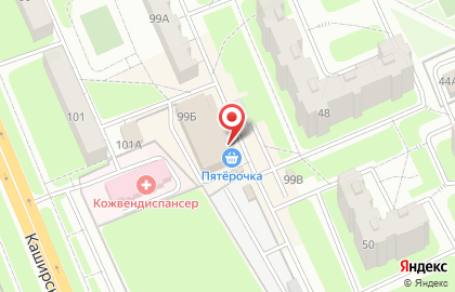 Киоск по продаже мясной продукции, г. Домодедово на Каширском шоссе на карте