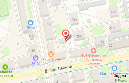 Магазин Сантех-мастер на улице Ленина на карте