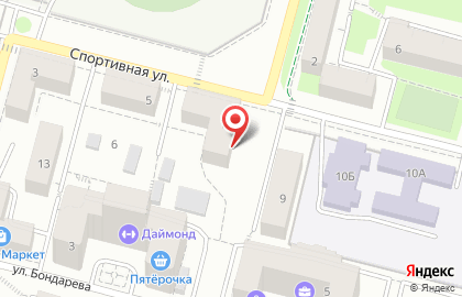 РОСС, МУП на Спортивной улице на карте