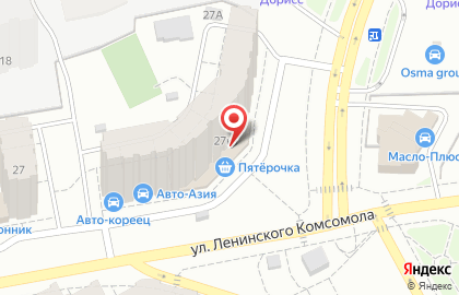 Торговая компания Экспресс двери на улице Ленинского Комсомола на карте