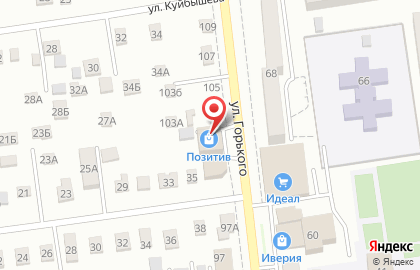 Терминал Газпромбанк на улице Горького на карте