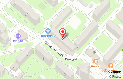 Семейная парикмахерская СтрижкаКласс на бульваре Шубина на карте