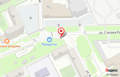 Мини-маркет Тройка в Мотовилихинском районе на карте