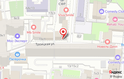 Банкомат Райффайзенбанк на метро Сухаревская на карте