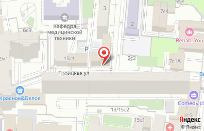 Райффайзенбанк на Троицкой улице на карте