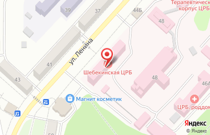 Поликлиника Шебекинская ЦРБ на карте