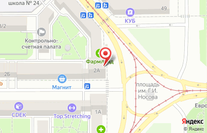 Магазин медтехники медтоваров на проспекте Металлургов на карте