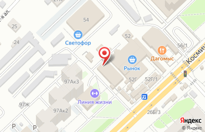 Киоск по продаже яиц Иртышское на Космическом проспекте на карте