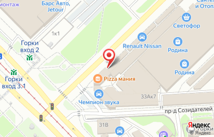 Аптека Аптеки 03 в Советском районе на карте