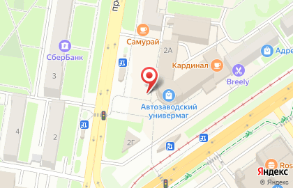 Киоск по продаже хлебобулочных изделий на улице Октября на карте