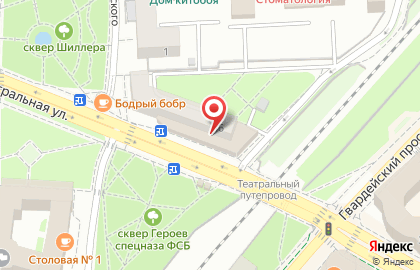 Банкомат Банк Москвы на Театральной улице на карте