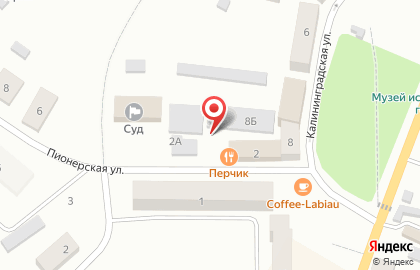 Магазин разливного пива в Калининграде на карте