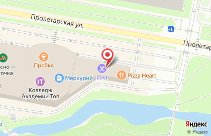 Ресторан Васаби-Розарио на Пролетарской улице на карте