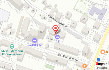 Гостиница А3 на карте