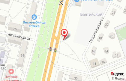 Билборды (6х3 м) от РГ Дрим на Университетском проспекте на карте