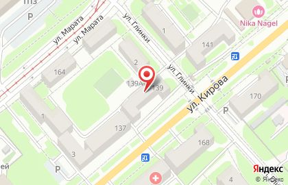 Парикмахерская Кокетка в Пролетарском районе на карте