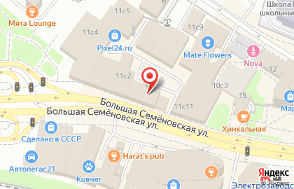 Фитнес-центр Fitjumping на Большой Семёновской улице на карте