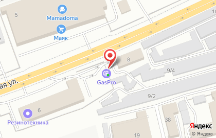 GasPro на Хлебозаводской улице на карте