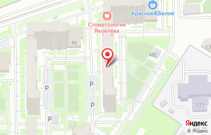 Служба доставки еды Космопицца на карте