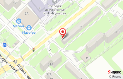 Аптека Гиппократ в Октябрьском районе на карте