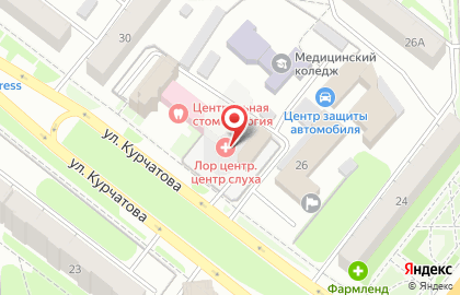 Медицинская клиника ЛОР-ЦЕНТР СЛУХА на карте