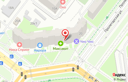 Салон-парикмахерская Светлана на улице Карла Маркса на карте