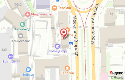 Ресторан Чайный дом по-восточному на Московском проспекте на карте