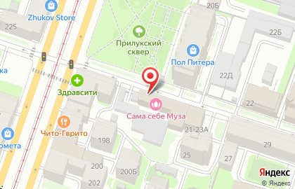 Салон красоты Look в Фрунзенском районе на карте