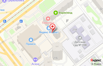 Парикмахерская Одри в Калининском районе на карте