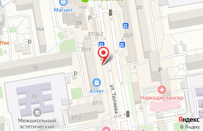 Салон Театр цветов на улице Тюляева на карте