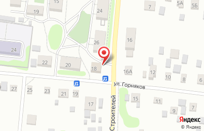 Продуктовый магазин, ИП Ложкина М.М., пос. Северка на карте