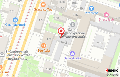 Союз на Лиговском проспекте на карте