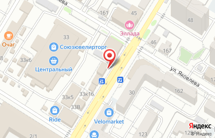 Автомагазин Лидер в Центральном районе на карте