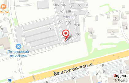 Гаражно-потребительский кооператив Узень-2 на карте