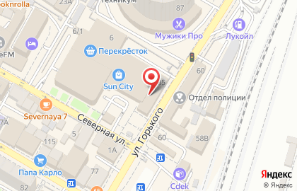 Авторизованный сервисный центр Samsung на Северной улице на карте