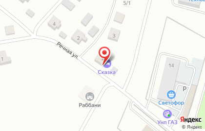 Мини-отель Сказка на Речной улице на карте
