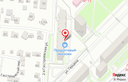 Супермаркет Фасоль в Кировском районе на карте