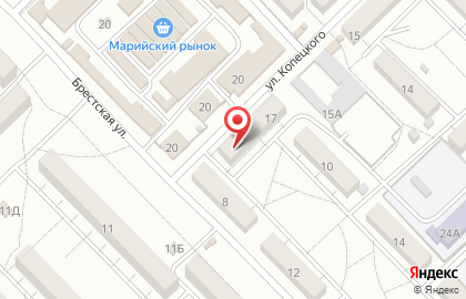 Магазин кондитерских изделий в Красноармейском районе на карте