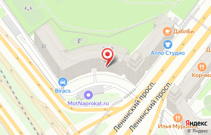 Школа танцев Латино-Клуб на Ленинском проспекте на карте
