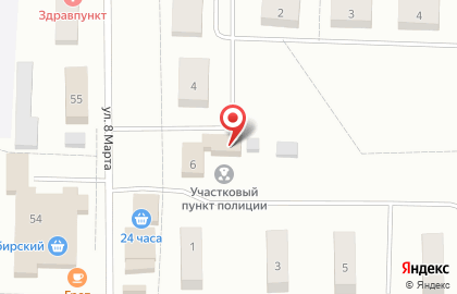 Магазин разливных напитков Ретро на улице 8 Марта на карте