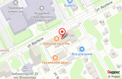 На Врубеля на карте