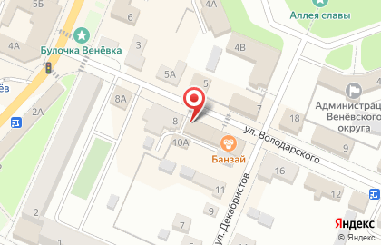 Продуктовый магазин в Туле на карте