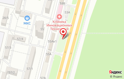 Рекламный щит 3х6м. на улице Доваторцев на карте