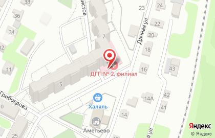 Городская поликлиника №7 на Дачной улице на карте
