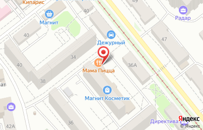 Семейное кафе Мама Pizza на Восточной улице на карте