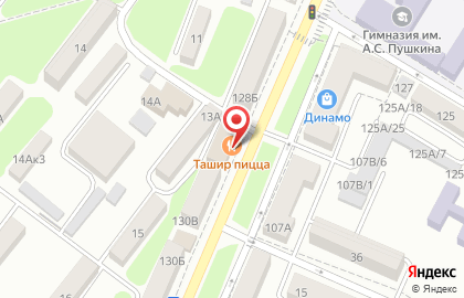 Международная сеть ресторанов быстрого питания Ташир пицца на проспекте Победа Революции на карте