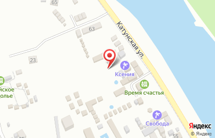 Ксения на Катунской улице на карте