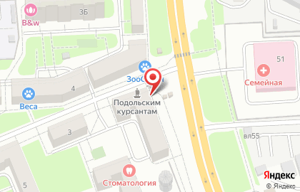Центр государственных услуг Мои документы на улице Подольских Курсантов на карте